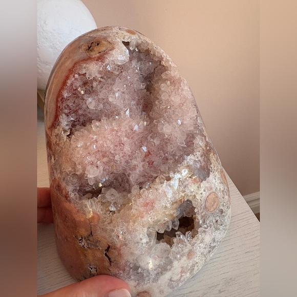 Pink Amethyst Crystal - druzy pink amethyst collector’s piece - statement piece - Picture 3 of 5